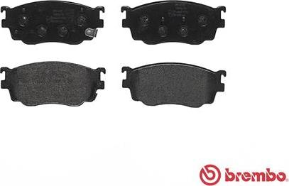 Brembo P 49 026 - Тормозные колодки, дисковые, комплект unicars.by