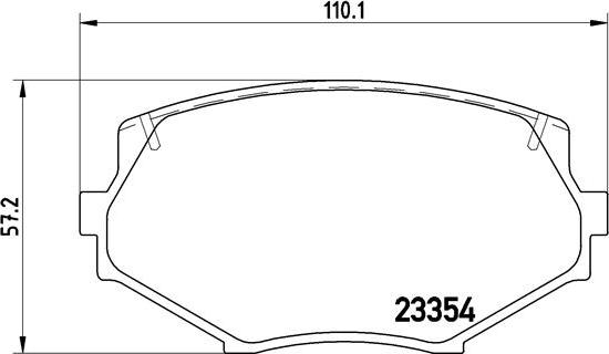 Brembo P 49 020 - Тормозные колодки, дисковые, комплект unicars.by