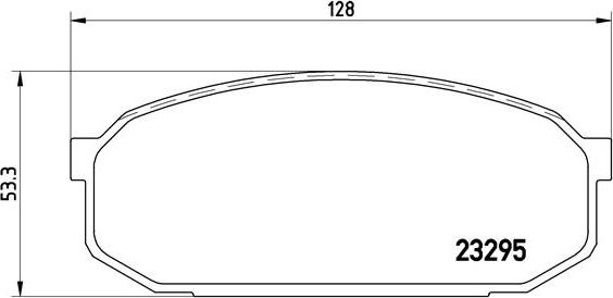 Brembo P 49 022 - Тормозные колодки, дисковые, комплект unicars.by