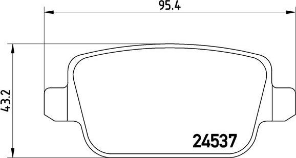 Brembo P 44 017 - Тормозные колодки, дисковые, комплект unicars.by