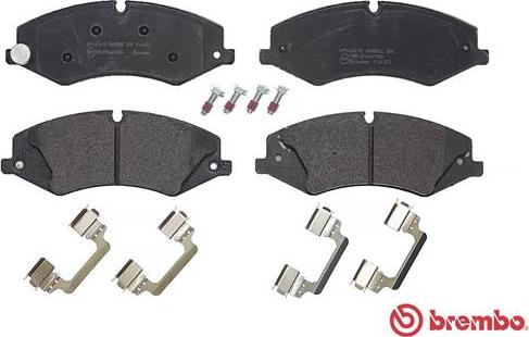 Brembo P 44 022 - Тормозные колодки, дисковые, комплект unicars.by