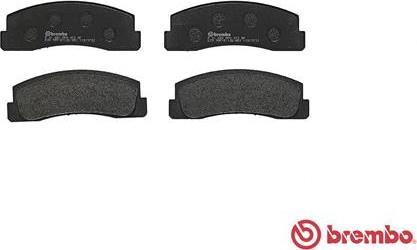 Brembo P 41 002 - Тормозные колодки, дисковые, комплект unicars.by