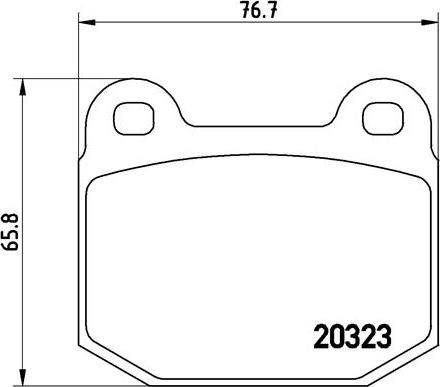 Brembo P 59 004 - Тормозные колодки, дисковые, комплект unicars.by