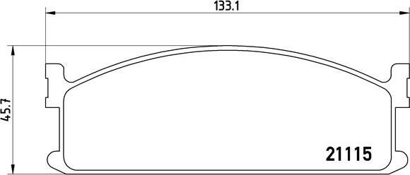 Brembo P 59 008 - Тормозные колодки, дисковые, комплект unicars.by