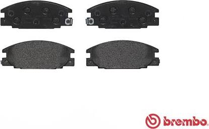 Brembo P 59 015 - Тормозные колодки, дисковые, комплект unicars.by