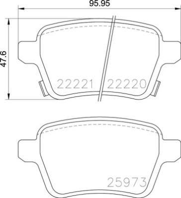 Brembo P 59 086 - Тормозные колодки, дисковые, комплект unicars.by