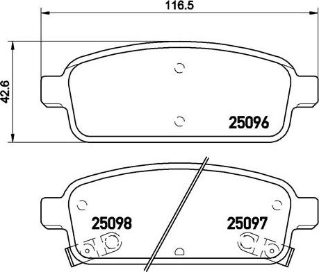 Brembo P 59 080 - Тормозные колодки, дисковые, комплект unicars.by