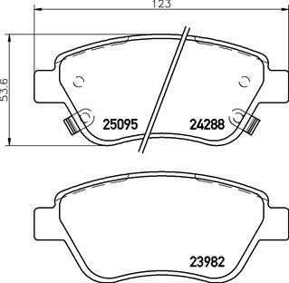 Brembo P 59 081 - Тормозные колодки, дисковые, комплект unicars.by