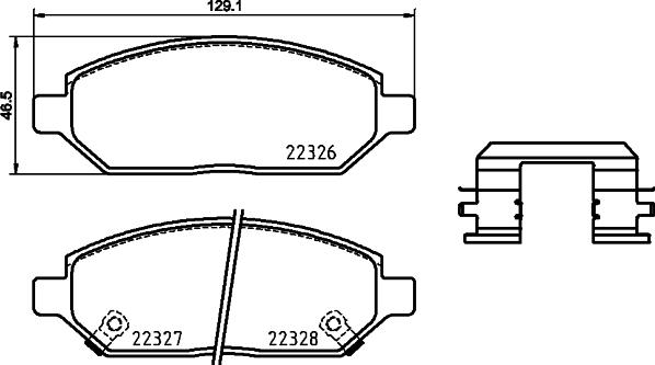 Brembo P 59 088 - Тормозные колодки, дисковые, комплект unicars.by