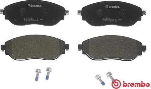 Brembo P 59 082 - Тормозные колодки, дисковые, комплект unicars.by