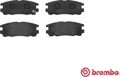 Brembo P 59 021 - Тормозные колодки, дисковые, комплект unicars.by