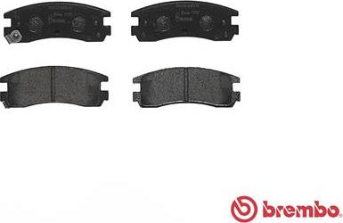 Brembo P 59 027 - Тормозные колодки, дисковые, комплект unicars.by