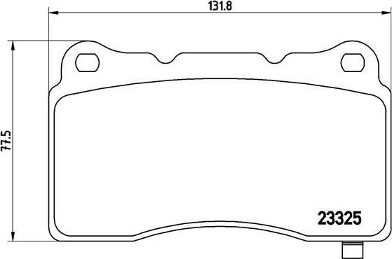 Brembo P 59 079 - Тормозные колодки, дисковые, комплект unicars.by