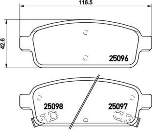 Brembo P 59 078 - Тормозные колодки, дисковые, комплект unicars.by