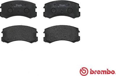 Brembo P 54 041 - Тормозные колодки, дисковые, комплект unicars.by