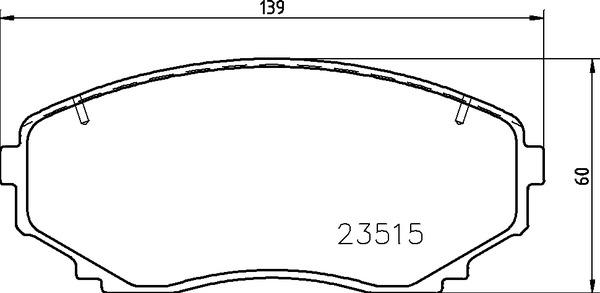 Brembo P 54 059 - Тормозные колодки, дисковые, комплект unicars.by