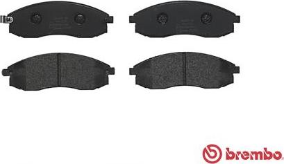 Brembo P 54 032 - Тормозные колодки, дисковые, комплект unicars.by