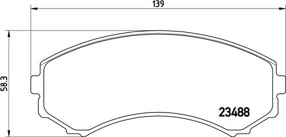 Brembo P 54 029 - Тормозные колодки, дисковые, комплект unicars.by