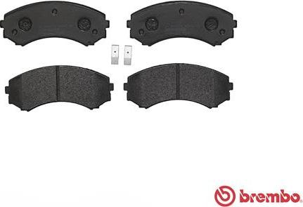 Brembo P 54 029 - Тормозные колодки, дисковые, комплект unicars.by