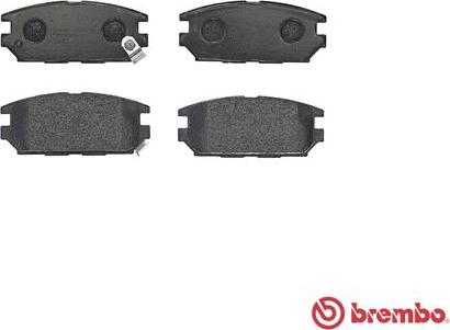 Brembo P 54 025 - Тормозные колодки, дисковые, комплект unicars.by