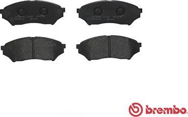 Brembo P 54 028 - Тормозные колодки, дисковые, комплект unicars.by