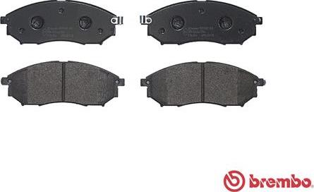 Brembo P 56 094 - Тормозные колодки, дисковые, комплект unicars.by