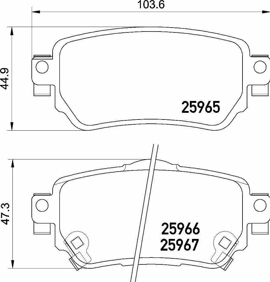 Brembo P 56 098E - Тормозные колодки, дисковые, комплект unicars.by