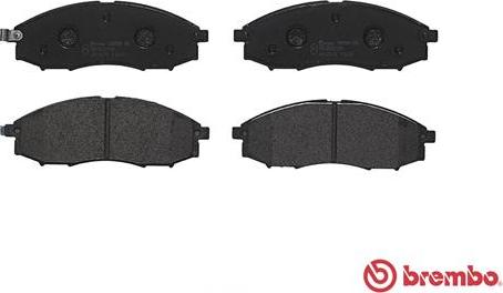 Brembo P 56 049 - Тормозные колодки, дисковые, комплект unicars.by