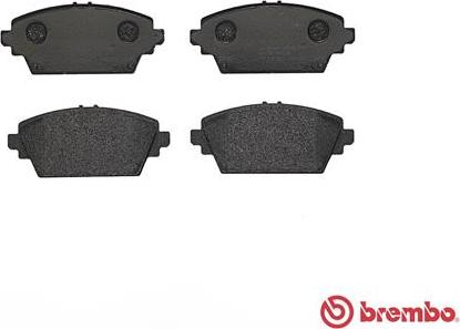 Brembo P 56 044 - Тормозные колодки, дисковые, комплект unicars.by