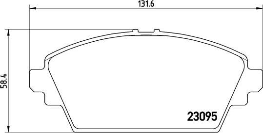 Brembo P 56 044 - Тормозные колодки, дисковые, комплект unicars.by