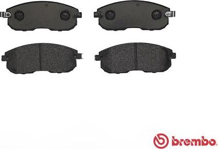 Brembo P 56 065 - Тормозные колодки, дисковые, комплект unicars.by