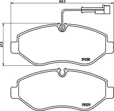 Brembo P 56 066 - Тормозные колодки, дисковые, комплект unicars.by