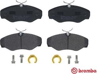 Brembo P 56 061 - Тормозные колодки, дисковые, комплект unicars.by