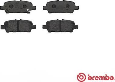 Brembo P 56 068 - Тормозные колодки, дисковые, комплект unicars.by