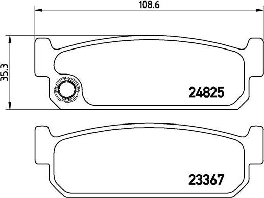 Brembo P 56 067 - Тормозные колодки, дисковые, комплект unicars.by