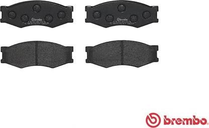 Brembo P 56 014 - Тормозные колодки, дисковые, комплект unicars.by