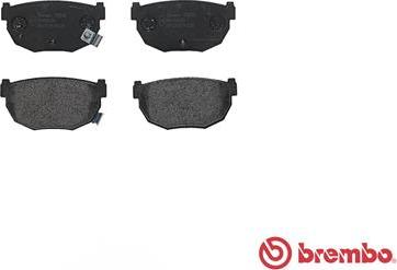 Brembo P 56 010 - Тормозные колодки, дисковые, комплект unicars.by