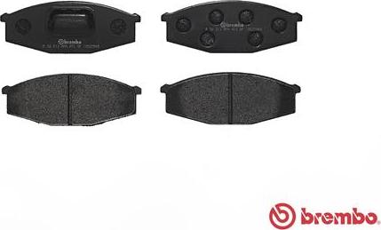 Brembo P 56 012 - Тормозные колодки, дисковые, комплект unicars.by