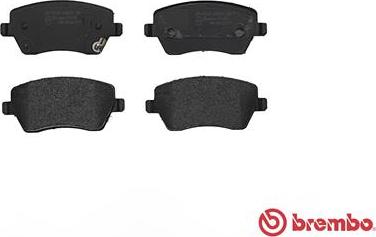 Brembo P 56 086 - Тормозные колодки, дисковые, комплект unicars.by