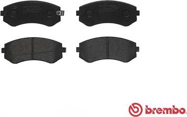 Brembo P 56 039 - Тормозные колодки, дисковые, комплект unicars.by