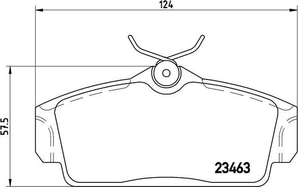 Brembo P 56 036 - Тормозные колодки, дисковые, комплект unicars.by