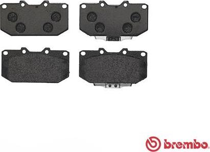 Brembo P 56 025 - Тормозные колодки, дисковые, комплект unicars.by