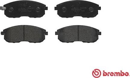 Brembo P 56 021 - Тормозные колодки, дисковые, комплект unicars.by