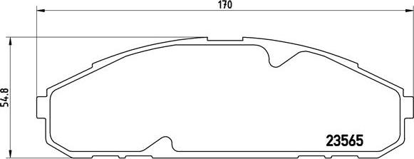 Brembo P 56 072 - Тормозные колодки, дисковые, комплект unicars.by