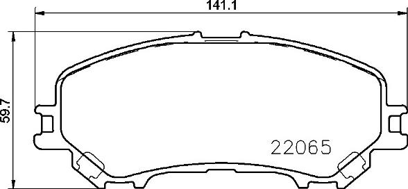 Brembo P 56 100 - Тормозные колодки, дисковые, комплект unicars.by