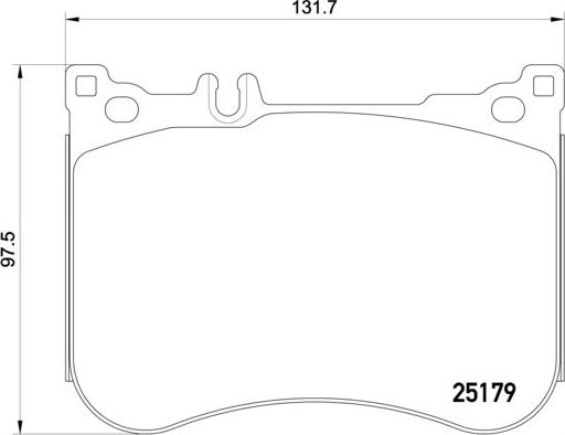 Brembo P 50 095 - Тормозные колодки, дисковые, комплект unicars.by