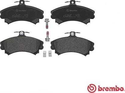 Brembo P 50 055 - Тормозные колодки, дисковые, комплект unicars.by