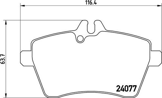 Brembo P 50 056 - Тормозные колодки, дисковые, комплект unicars.by