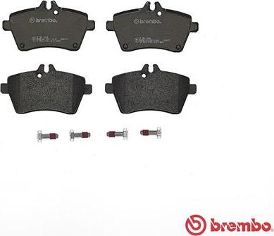 Brembo P 50 056 - Тормозные колодки, дисковые, комплект unicars.by