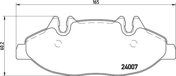 Brembo P 50 050 - Тормозные колодки, дисковые, комплект unicars.by